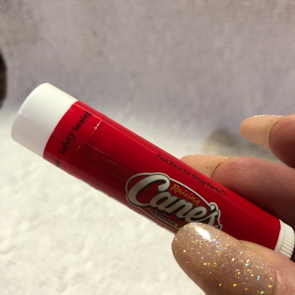 Raising Cane’s Chicken Fingers One Love can koozie and lip sauce lip balm bundle - Picture 5 of 7